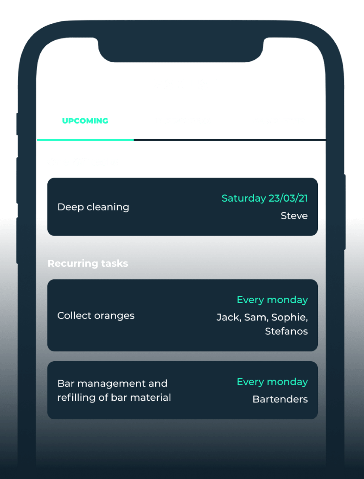 Task list view